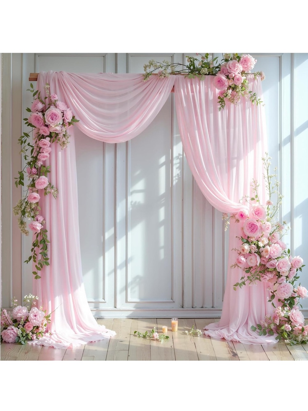 Light Pink Backdrop Drapery - Picture 1 of 3